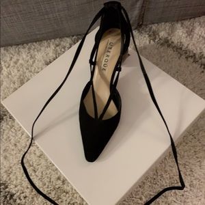 Uterque Suede With Wooden Heels